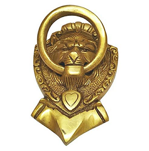 Brass Lion King Door Knocker