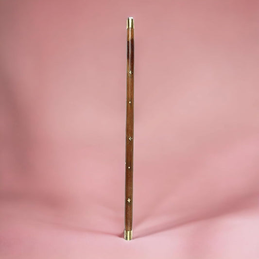 Morning Wooden Walking Stick Sheesham Wood (Size 23 Inch)