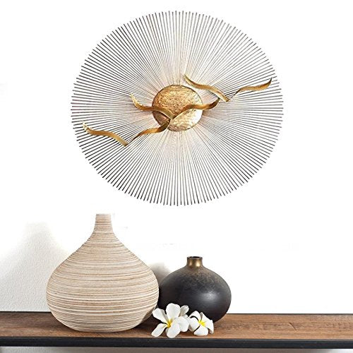 Handcrafted Metal Sunburst for Wall Decor