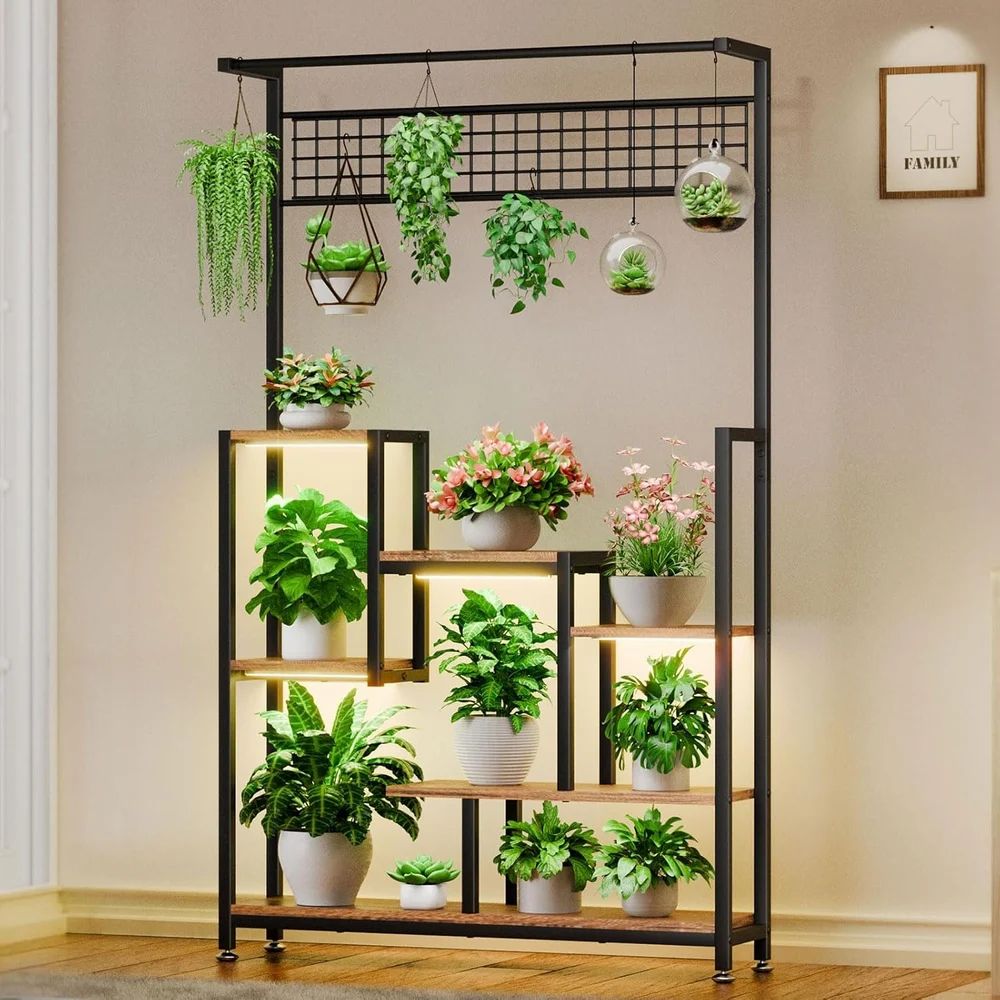 5 Tier Indoor Outdoor Plant Rack-ArtyCraftz.com