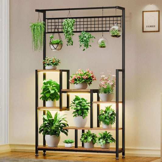 5 Tier Indoor Outdoor Plant Rack-ArtyCraftz.com