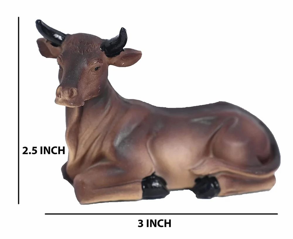 Multicolor Resin Animals Nativity Scene