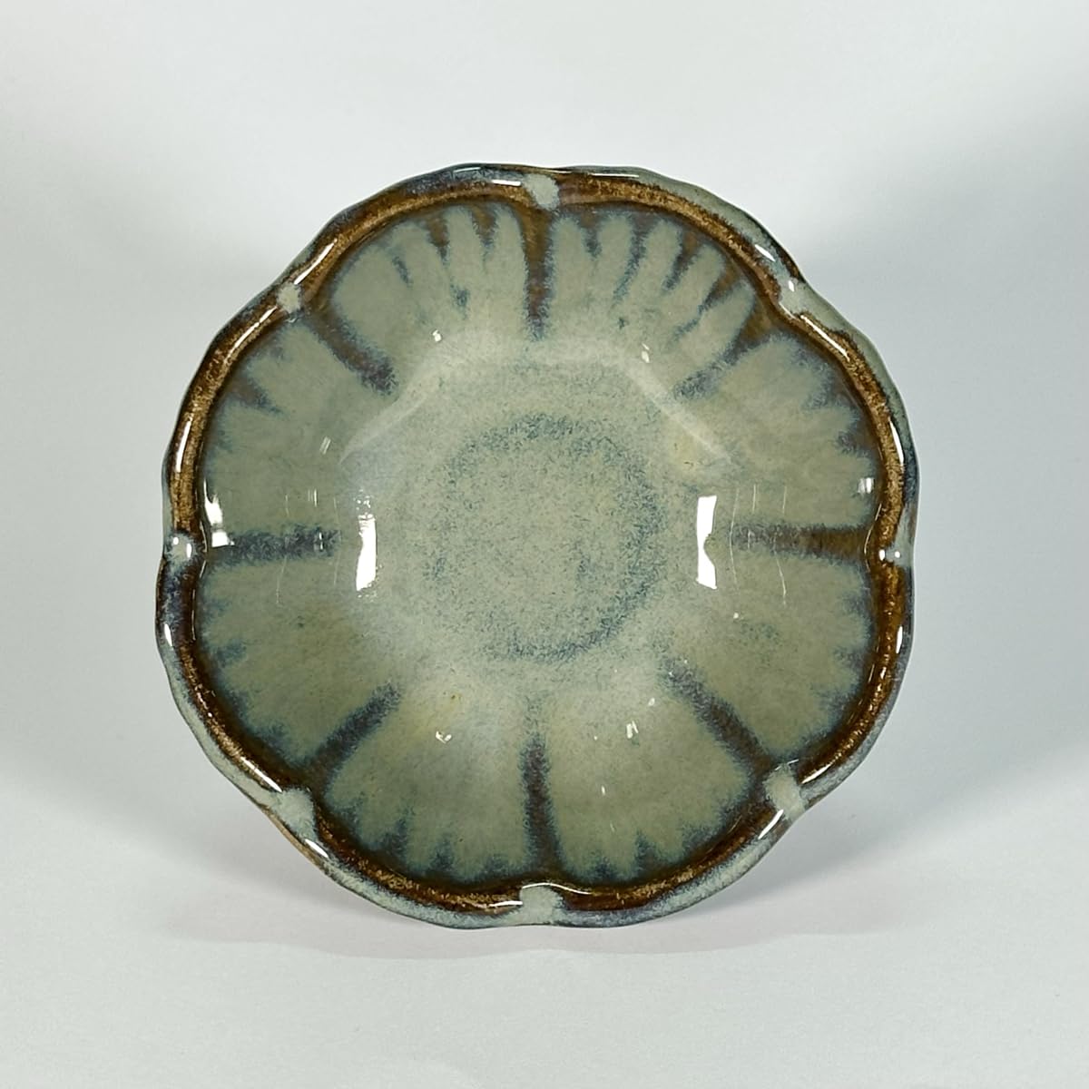 Mist Petal Dal Ceramic Bowl-ArtyCraftz.com