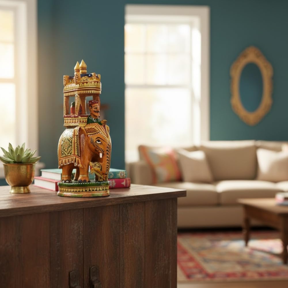 Mysore Dasara Ambari Elephant Showpiece-ArtyCraftz.com