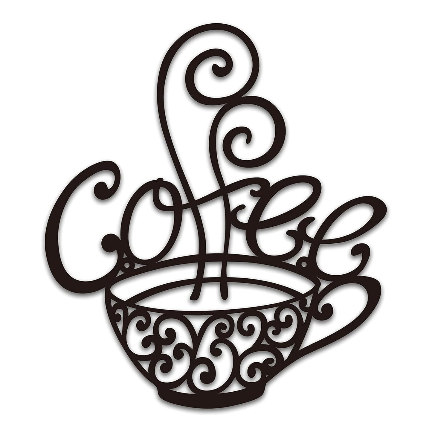 Coffee Signs Coffee Cup Metal Wall Decor