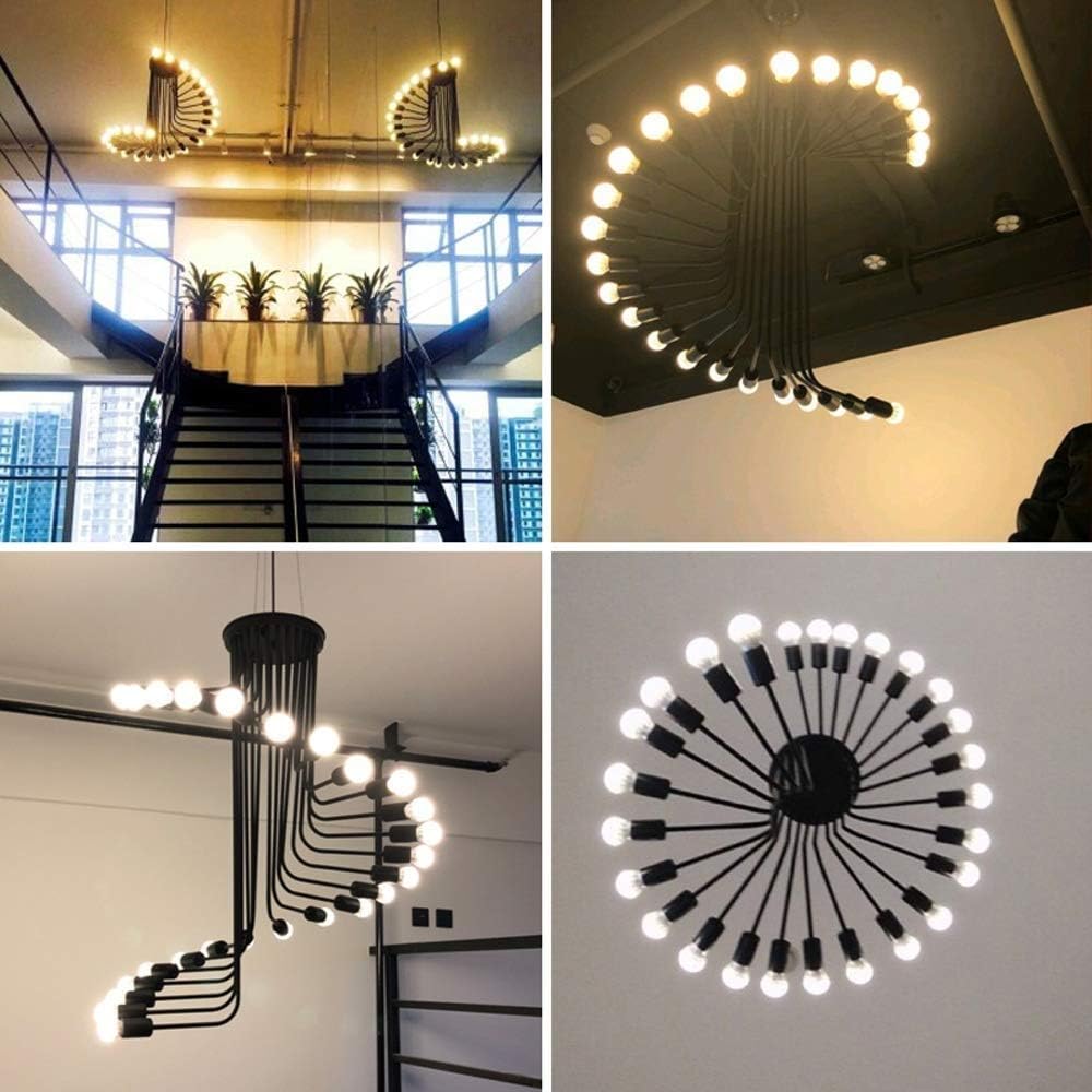 Handcrafted Spiral Staircase Chandelier