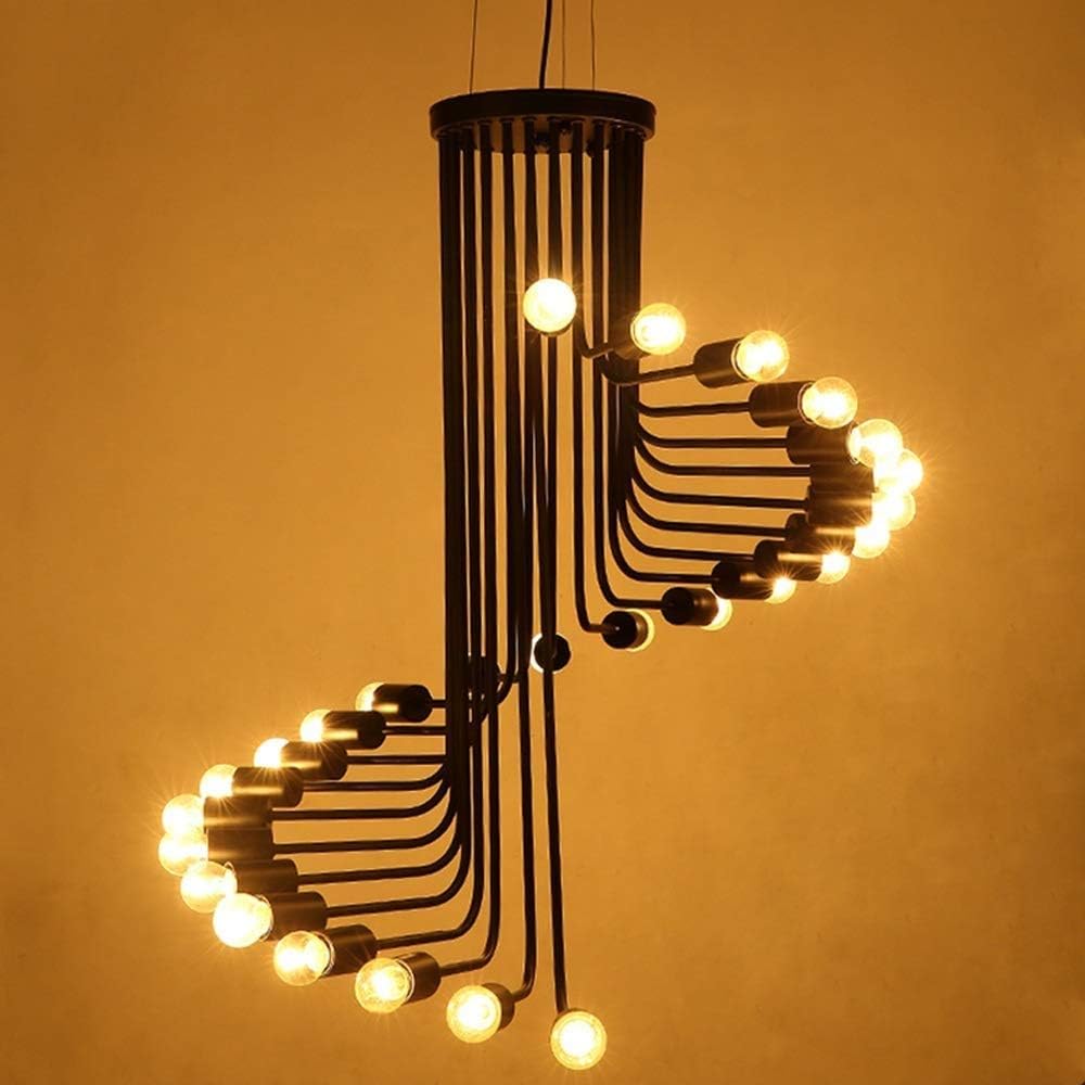 Handcrafted Spiral Staircase Chandelier