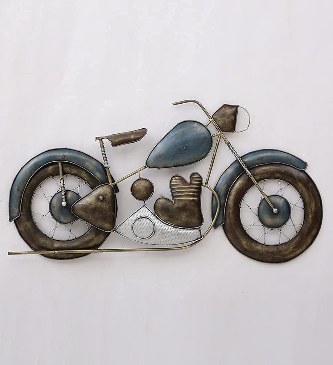 Handcrafted Metal Bike Wall Art