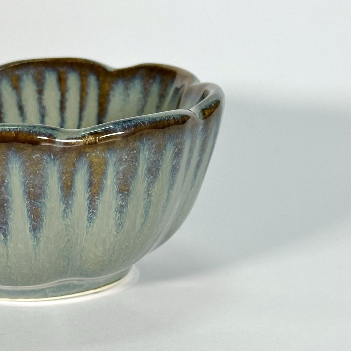 Mist Petal Dal Ceramic Bowl-ArtyCraftz.com