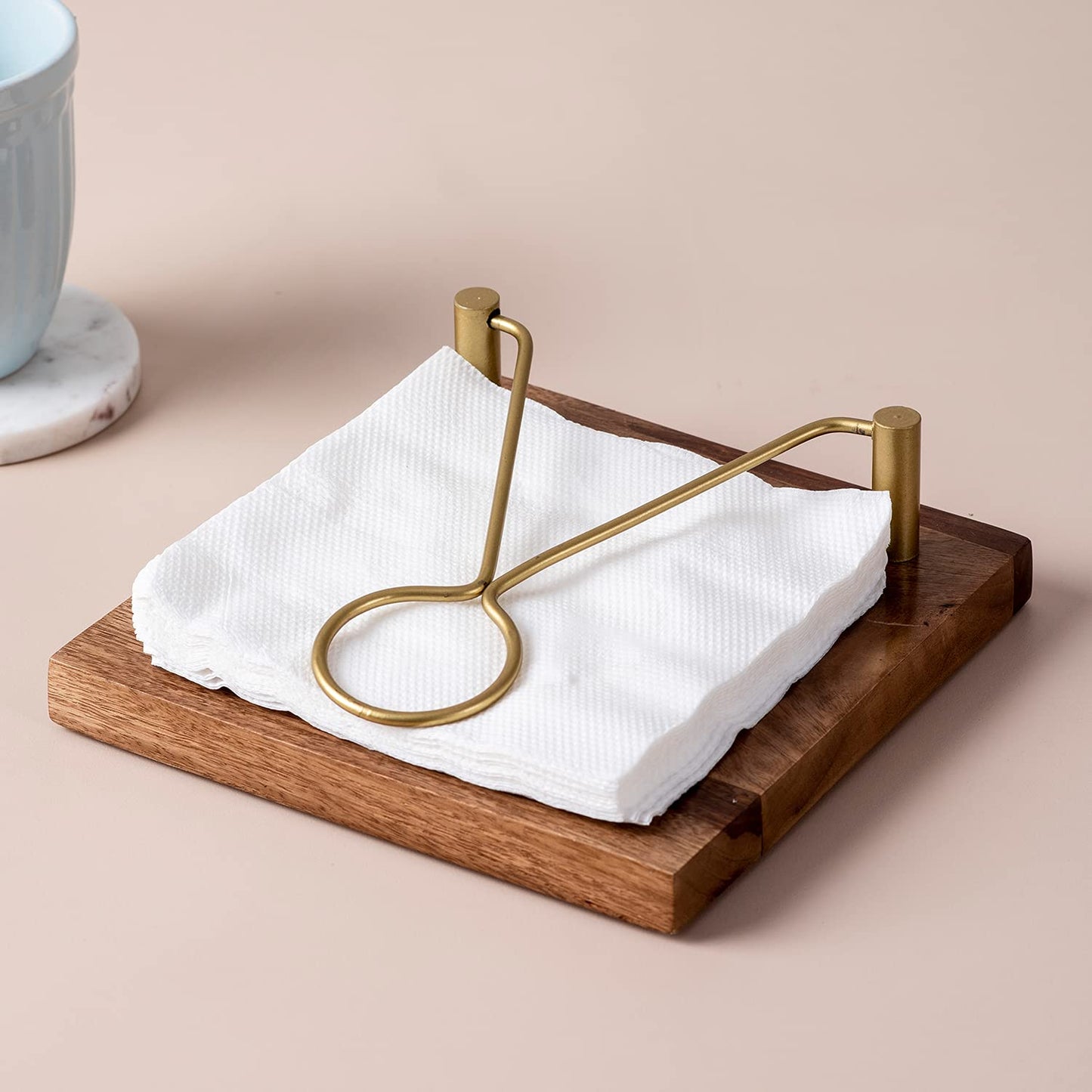 Acacia Wooden Tissue Paper Holder