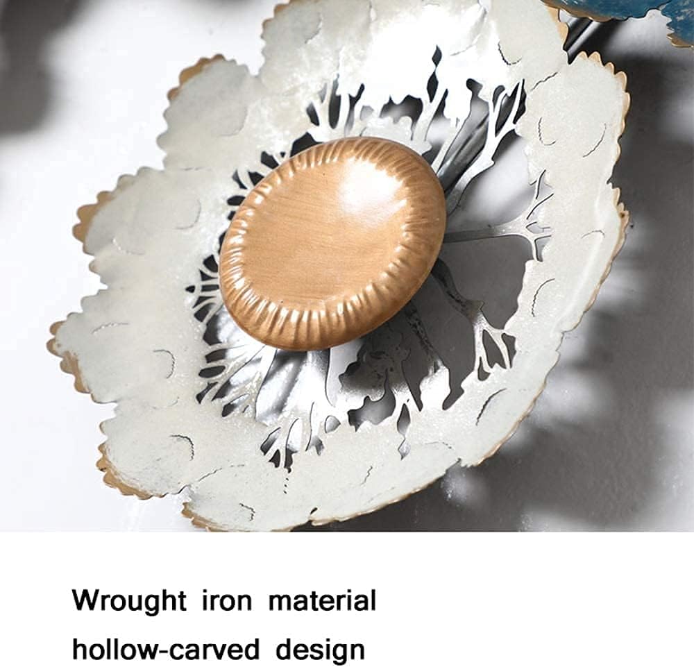 Handcrafted Metal Green Etching Wall Decor