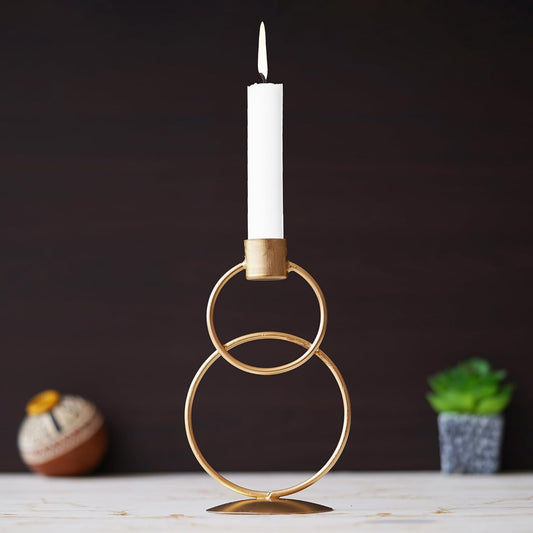 Premium Decorative Rings Candlestick Holder for Home & Dining Table Decor