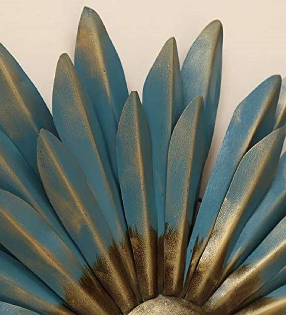 Handcrafted Metal Flower for Wall Decor 20 Inches