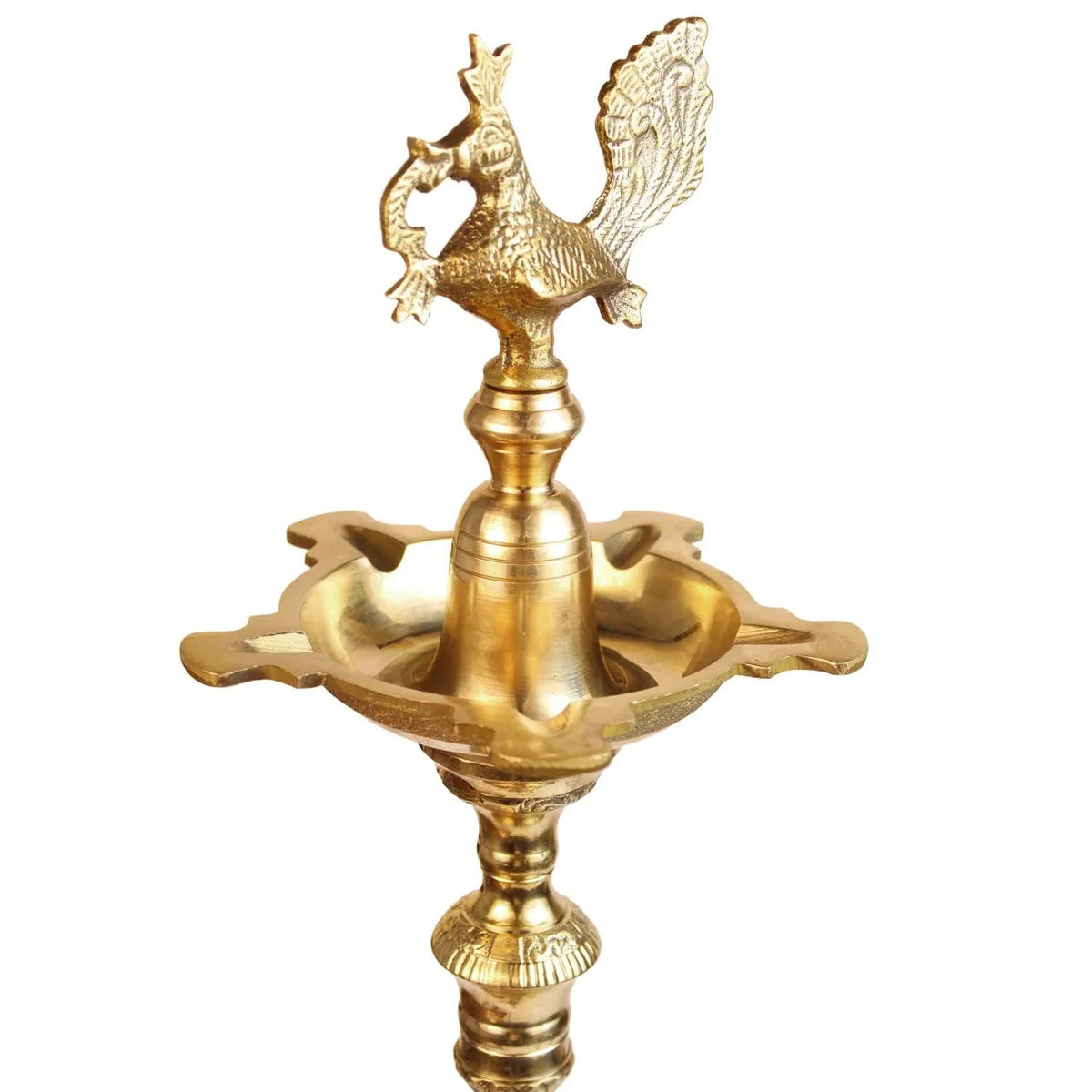 Brass Peacock Kuthu Vilakku-ArtyCraftz.com