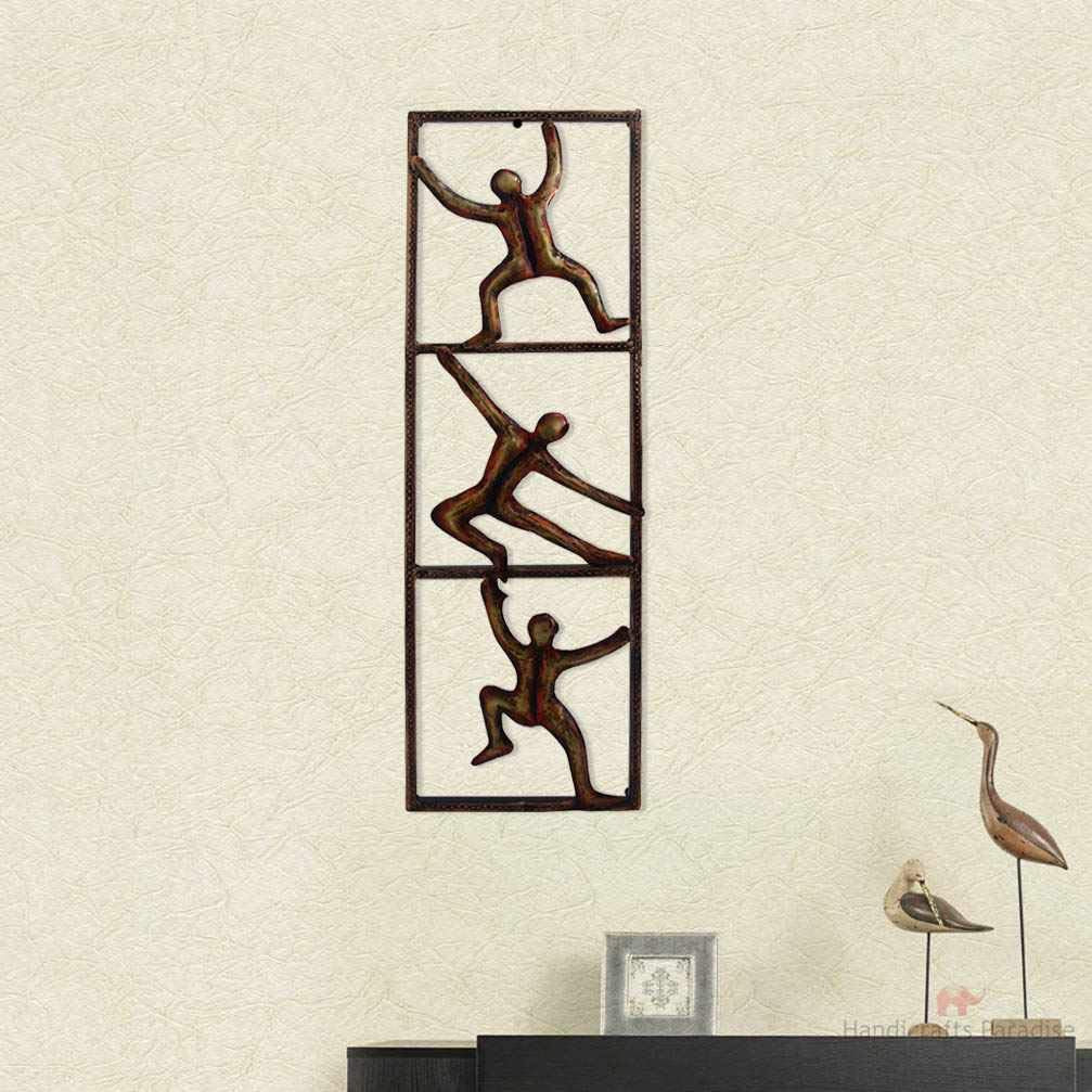 Handcrafted Metal Men Frame for Wall Decor