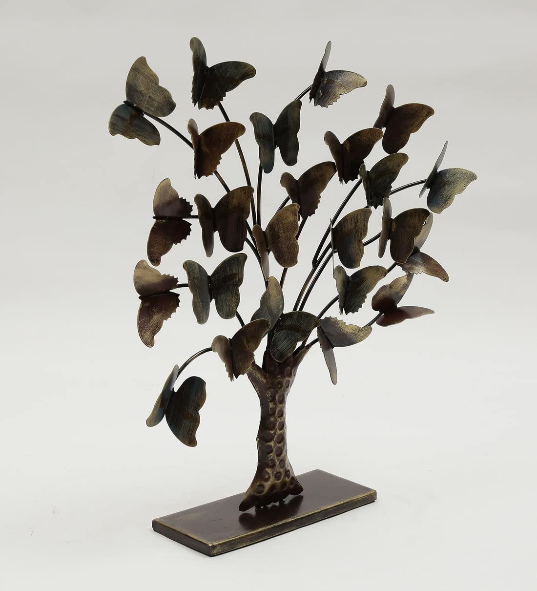 Handcrafted Metal Tree and Butterfly for Showpiece