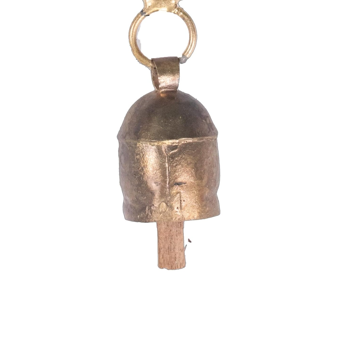 Wrought Iron Copper-Zinc Coated Home Decor Chimes Cow Bell - Cluster