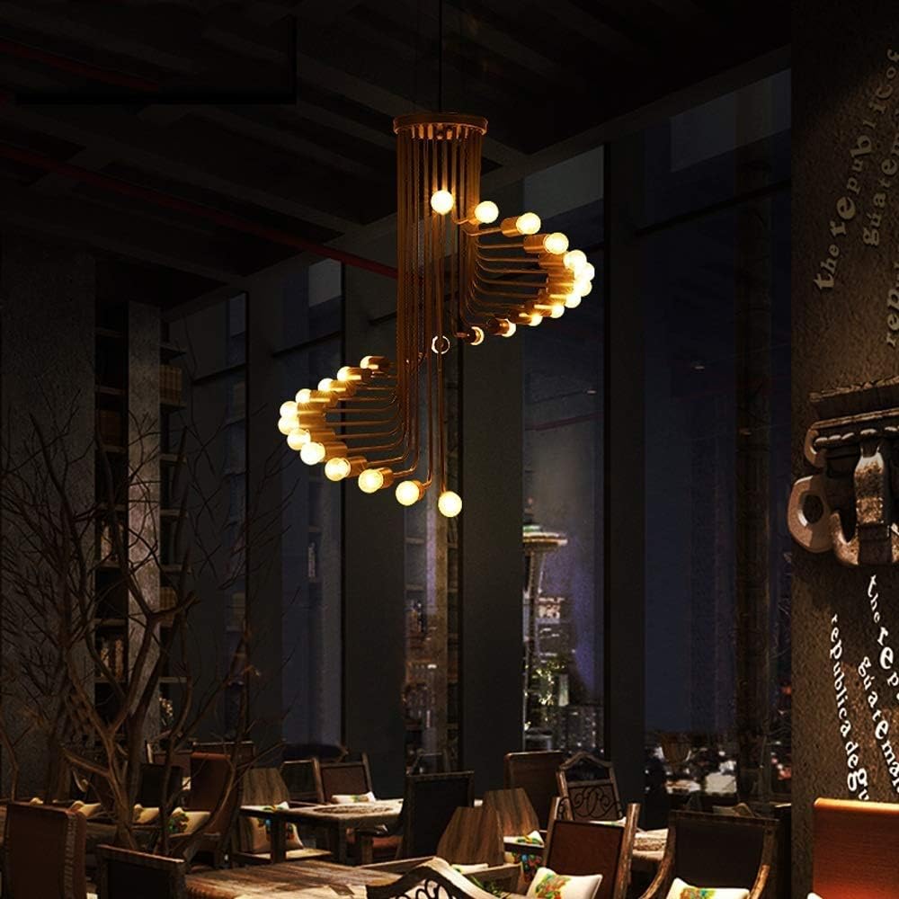 Handcrafted Spiral Staircase Chandelier