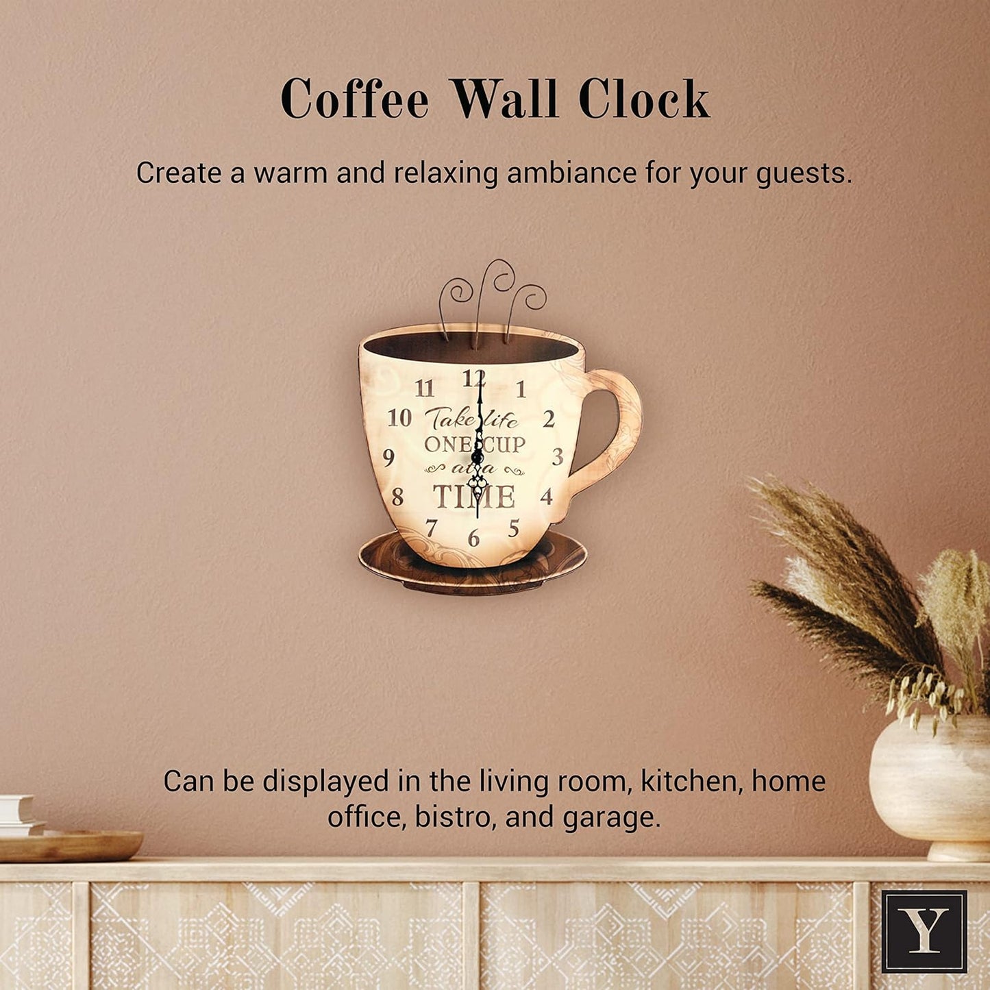 Hot Coffee Wall Clock