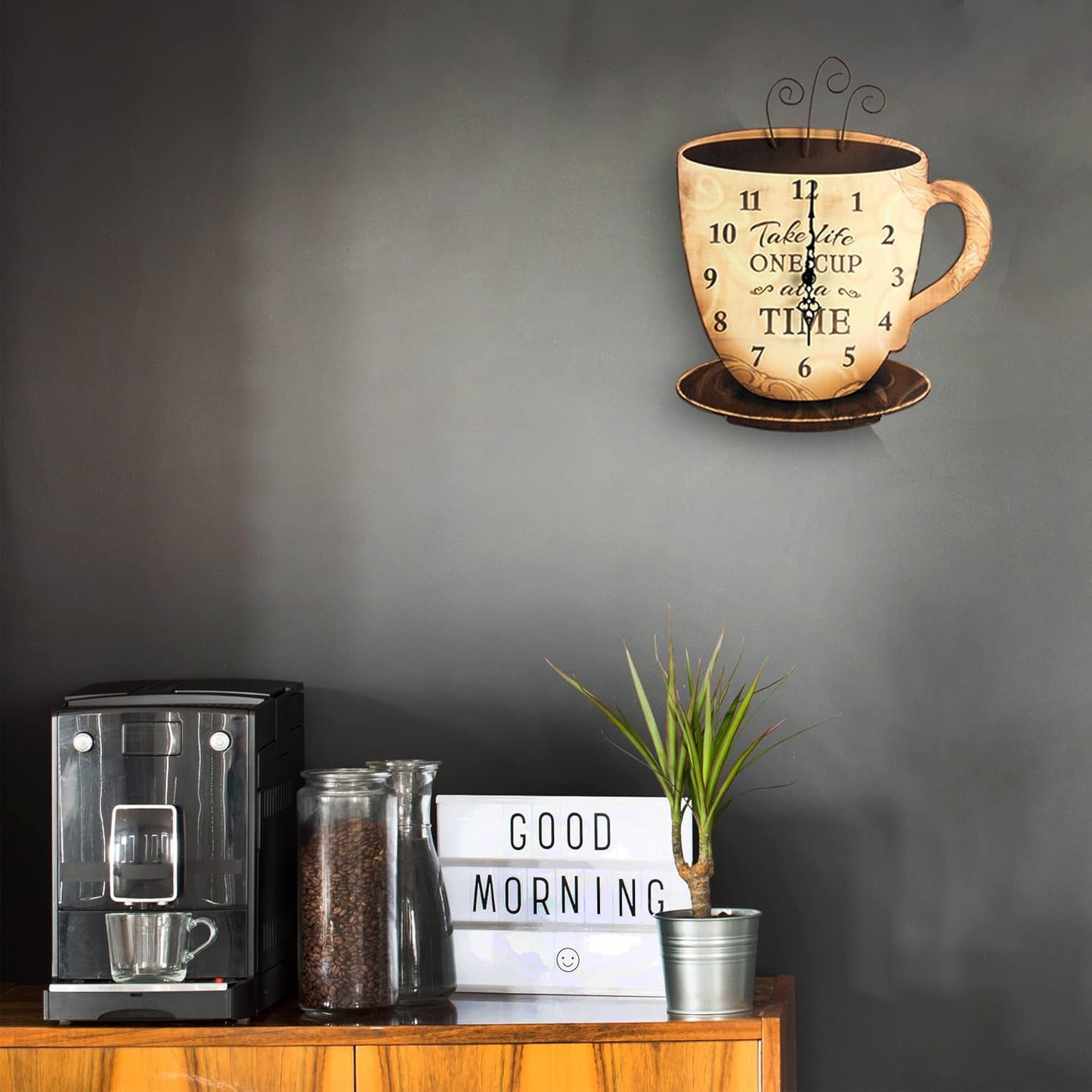 Hot Coffee Wall Clock