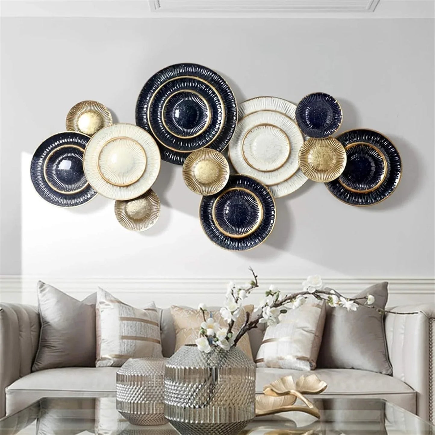 Large Abstract Metal Wall Art Decor-ArtyCraftz.com