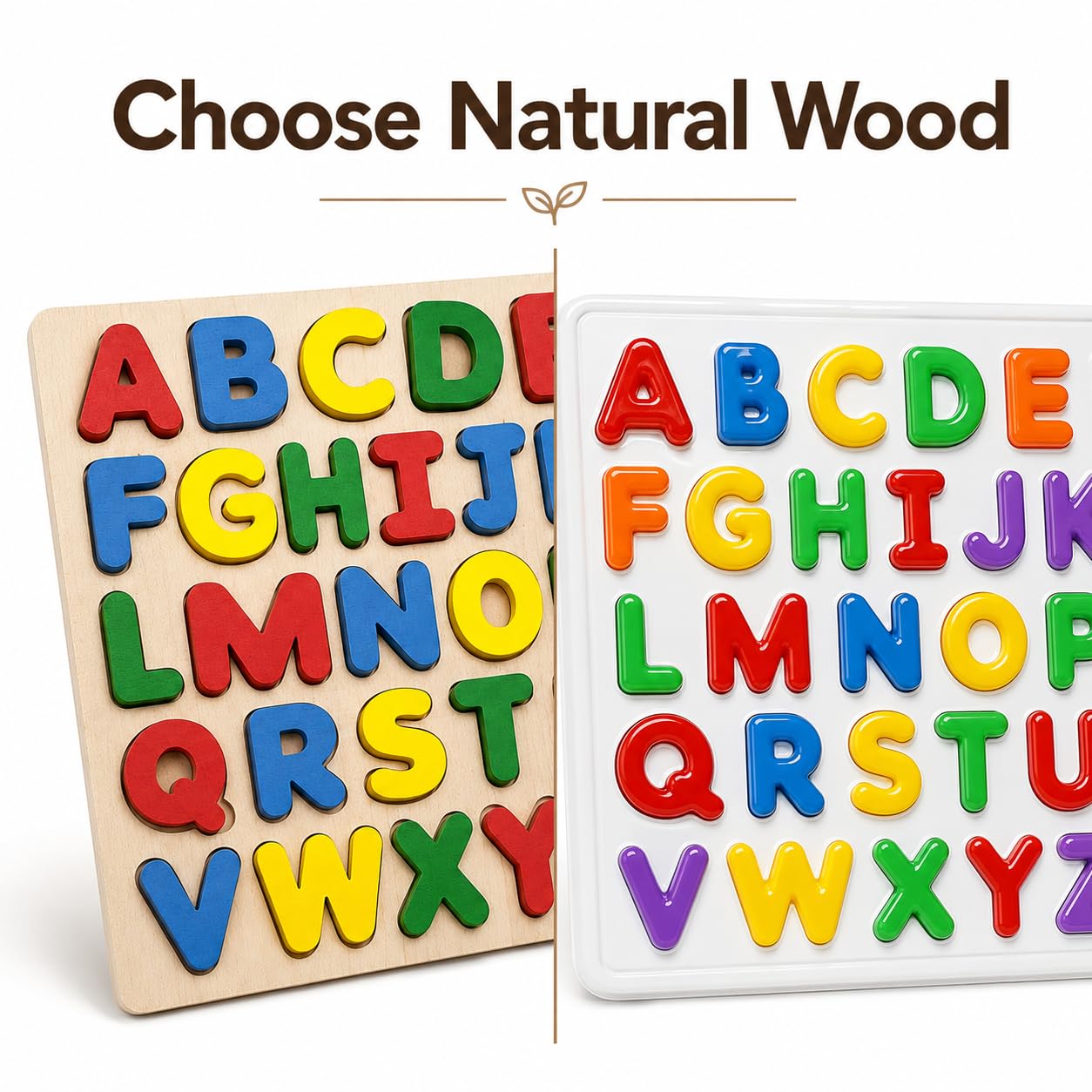Wooden Alphabet Puzzle Board A to Z