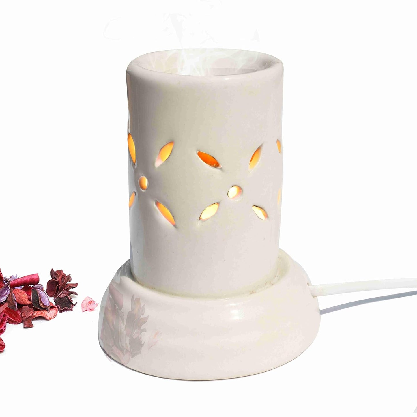 Electric Ceramic Oil Diffuser – Aroma Fragrance Burner for Home & Office