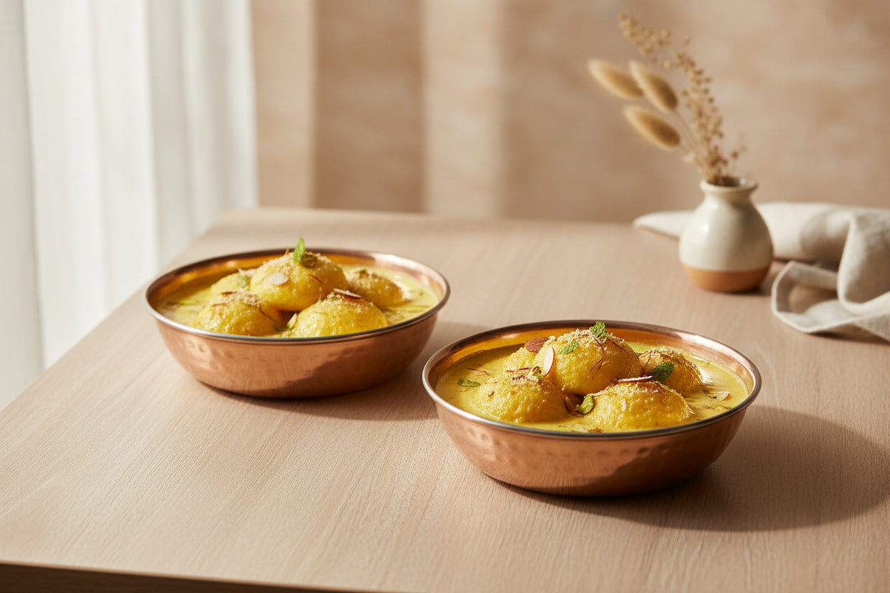 Pure Copper Serving Pudding Bowl-ArtyCraftz.com