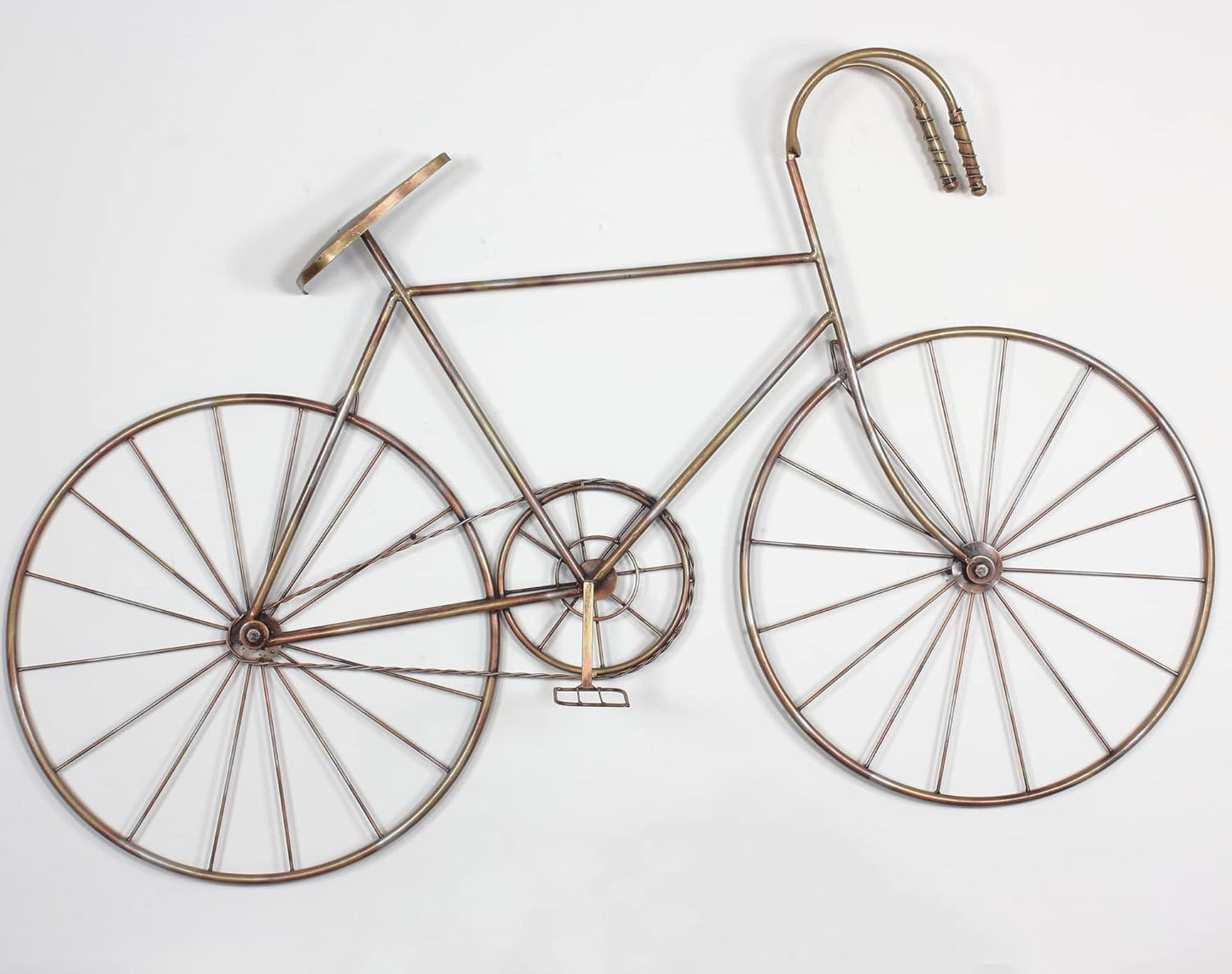 Handcrafted Metal Cycle Wall Art