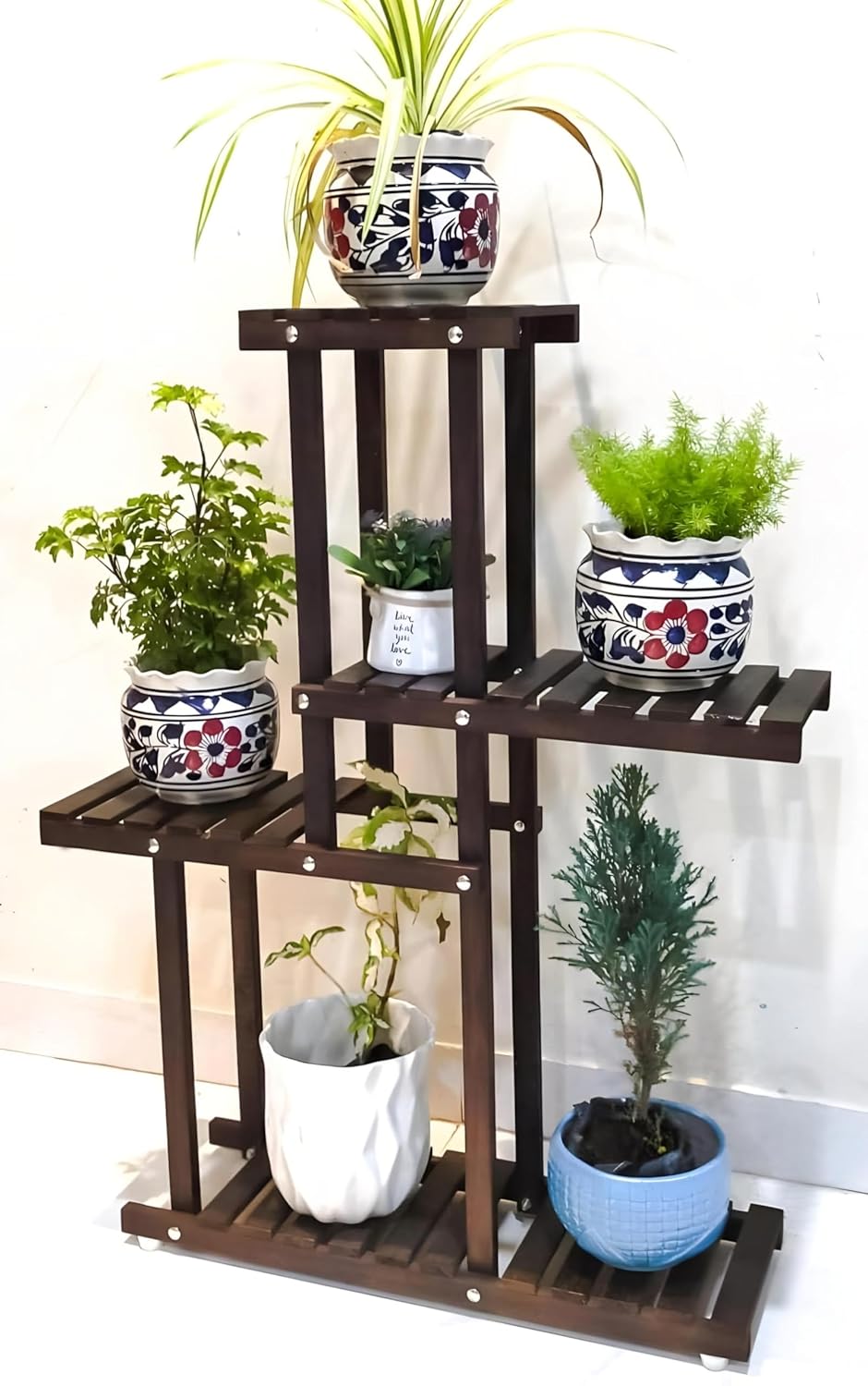 Wooden Stand with out Pot for Indoor and Outdoor