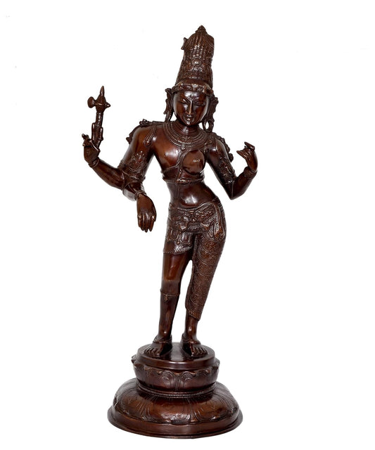 Chola Style Ardhanarishvara Statue 26.5 Inch-ArtyCraftz.com