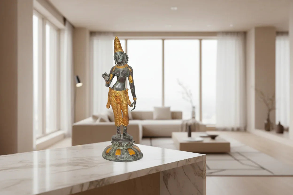 Chola Style Parvati Statue-ArtyCraftz.com