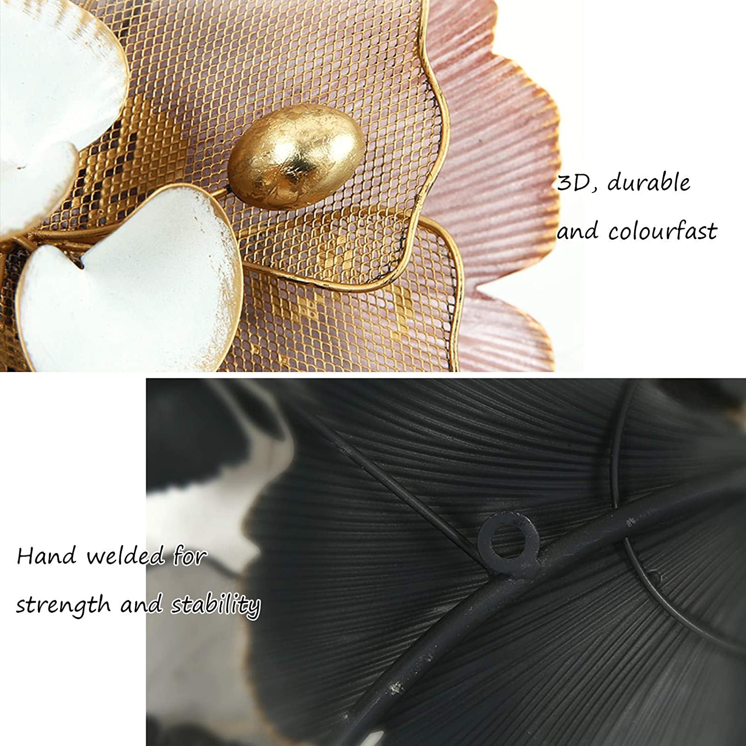 Luxury Metal Floral Wall Art-ArtyCraftz.com