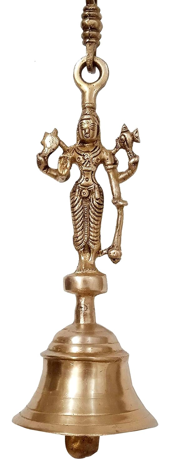 Brass Vishnu Hanging Pooja Bell-ArtyCraftz.com