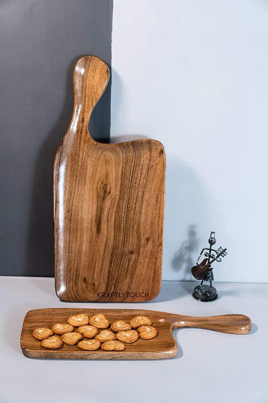 Acacia Wood Platter Serving Snacks