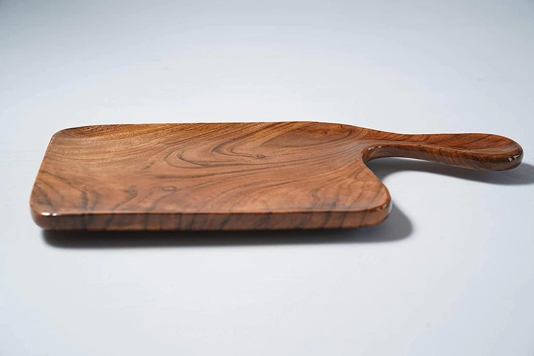 Acacia Wood Platter Serving Snacks