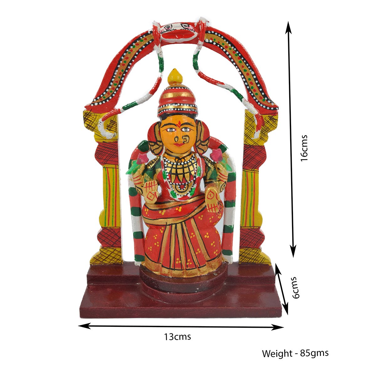 Kondapalli Wooden Lord Balaji and Padmavathi Statue