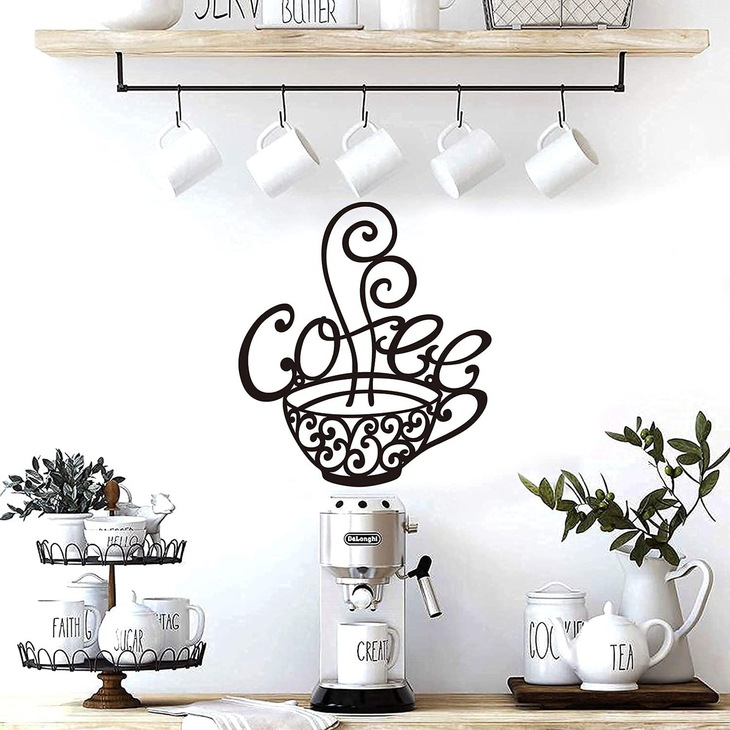 Coffee Signs Coffee Cup Metal Wall Decor