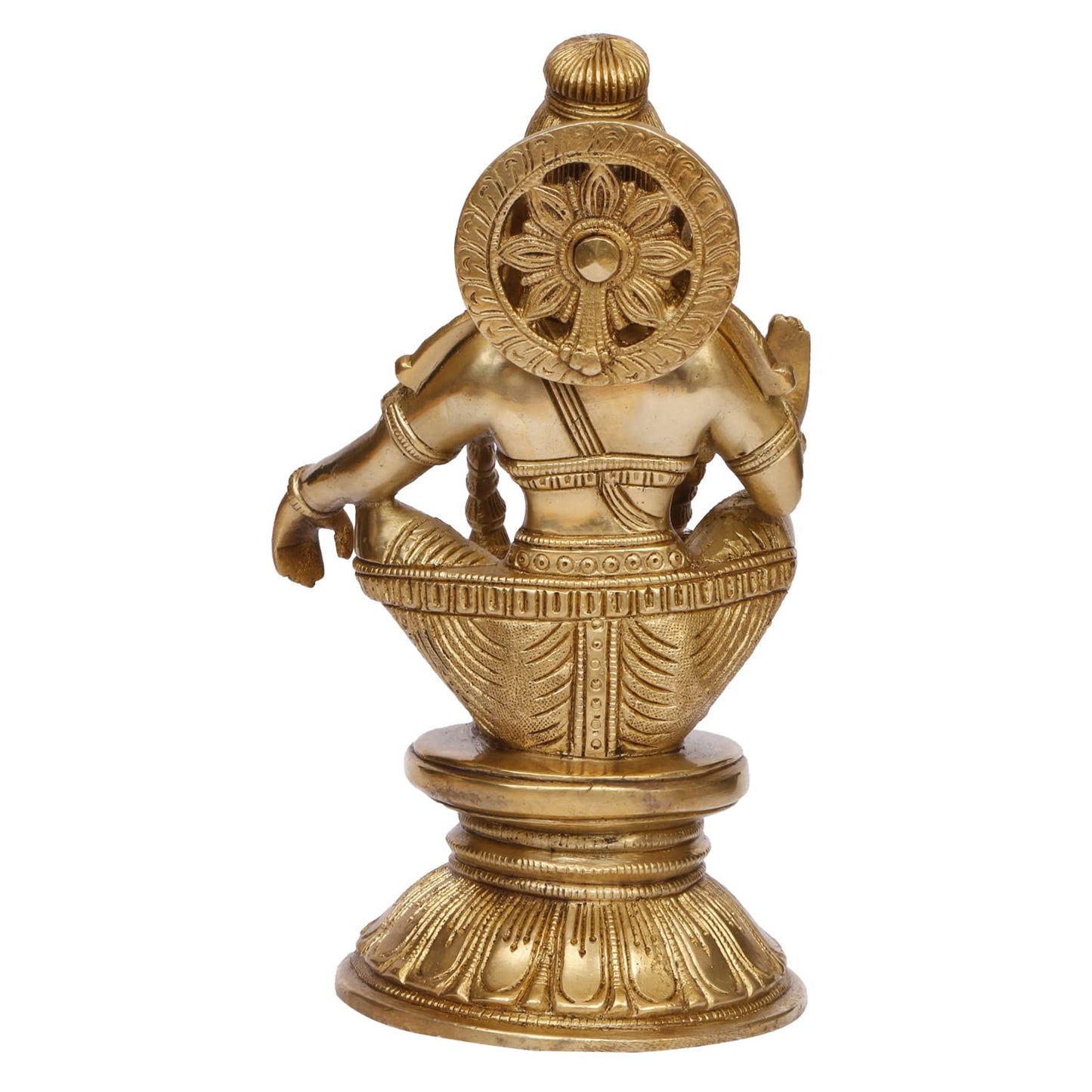 Brass Lord Ayyappa Idol-ArtyCraftz.com