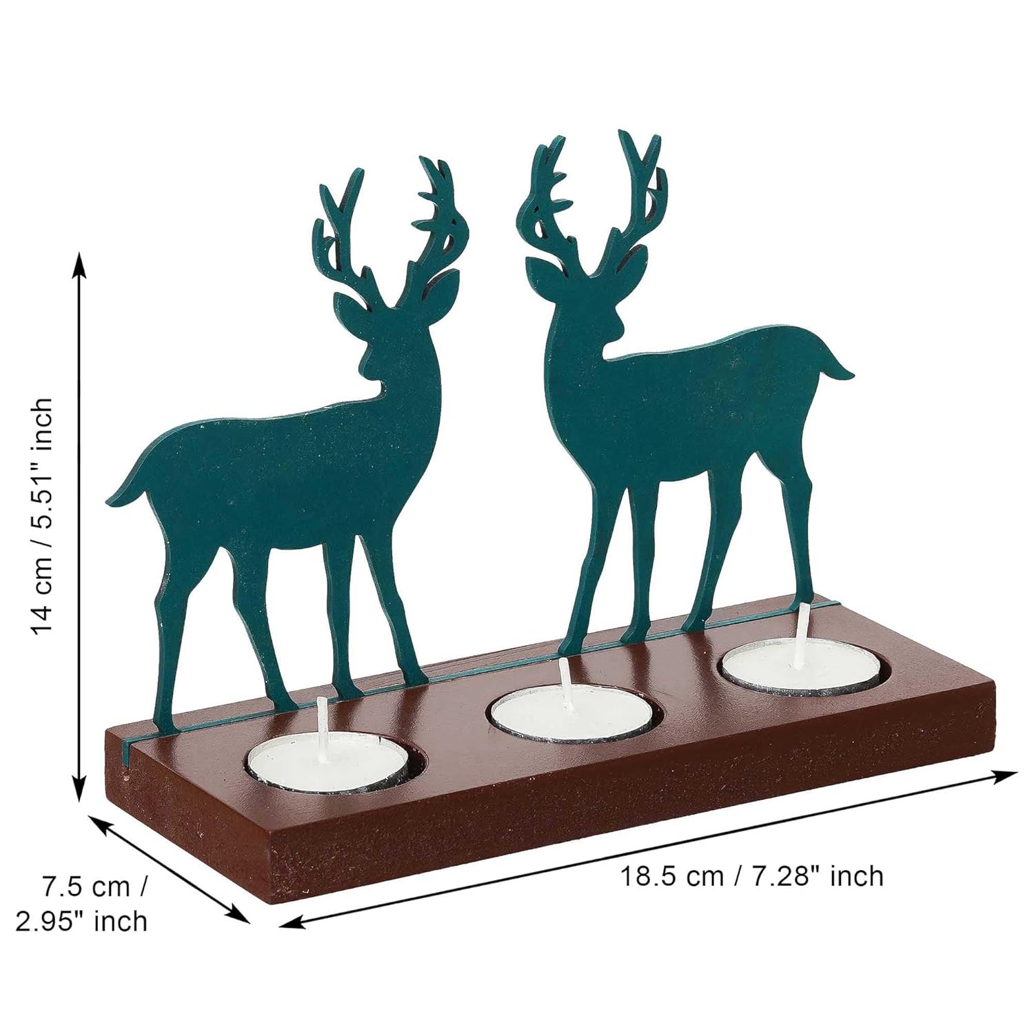 Reindeer Showpiece Decorative Tea Light Candle Holders