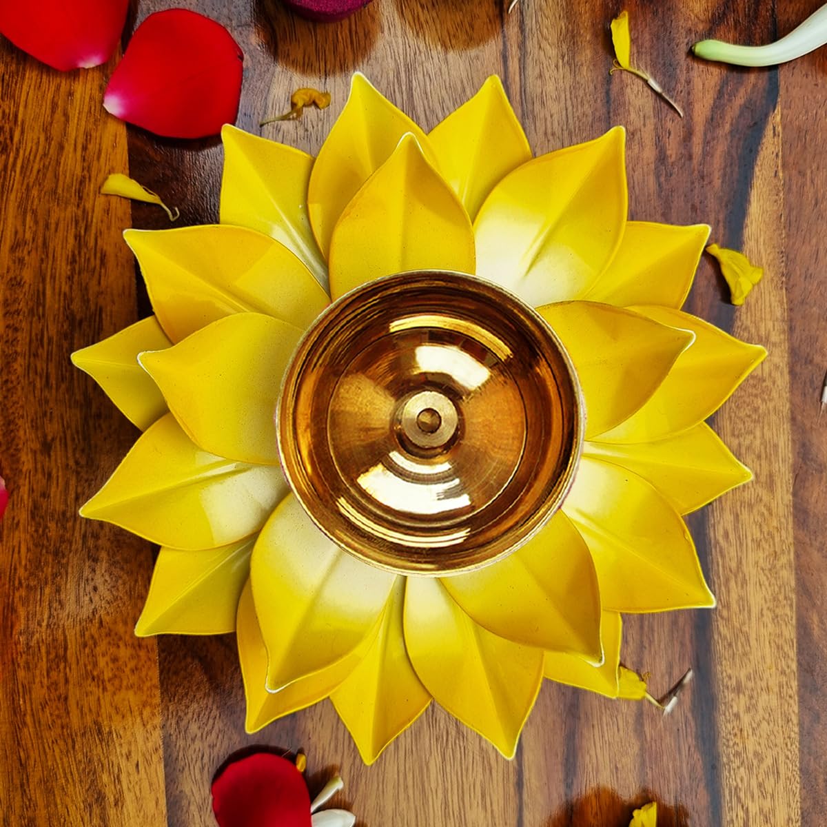 Brass Lotus Brass Lotus Diya lamp