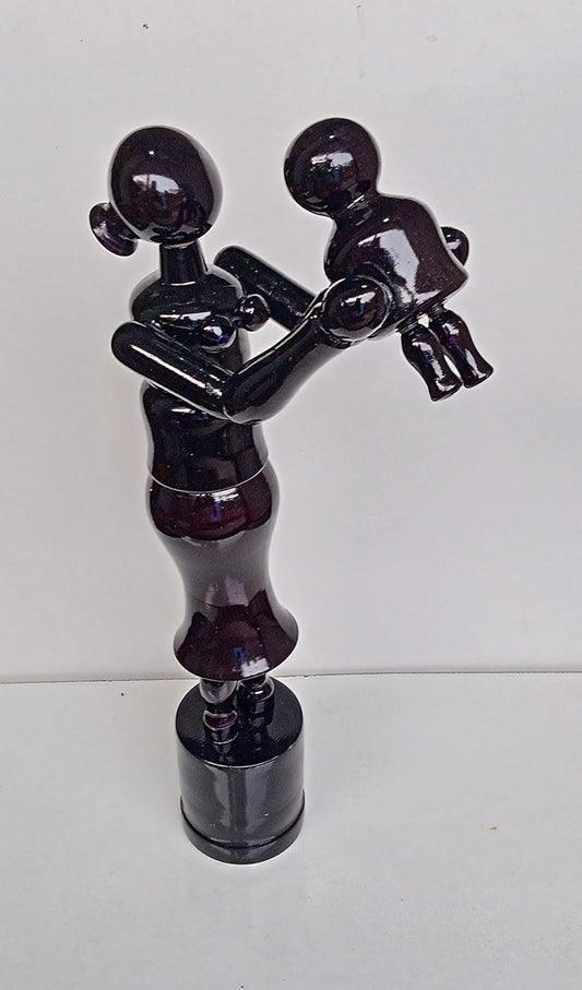 Etikoppaka Mother With Child Showpiece