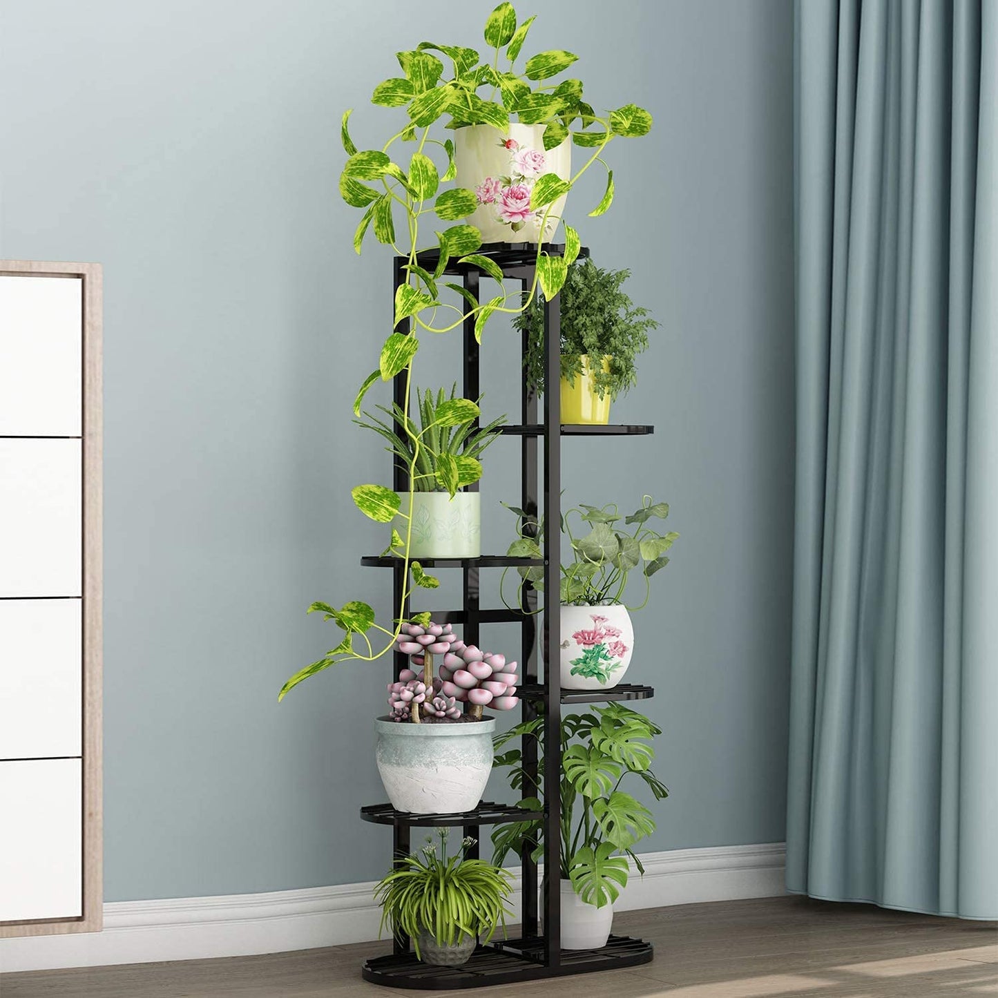 Iron 6-Tier Plant Stand