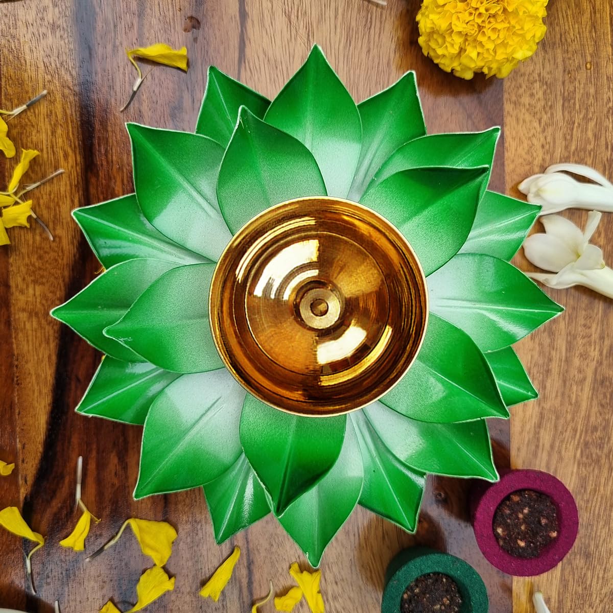 Brass Lotus Brass Lotus Diya lamp