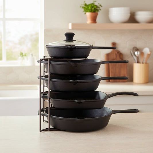 Luxury Iron Multi-Layer Pan & Dish Rack-ArtyCraftz.com