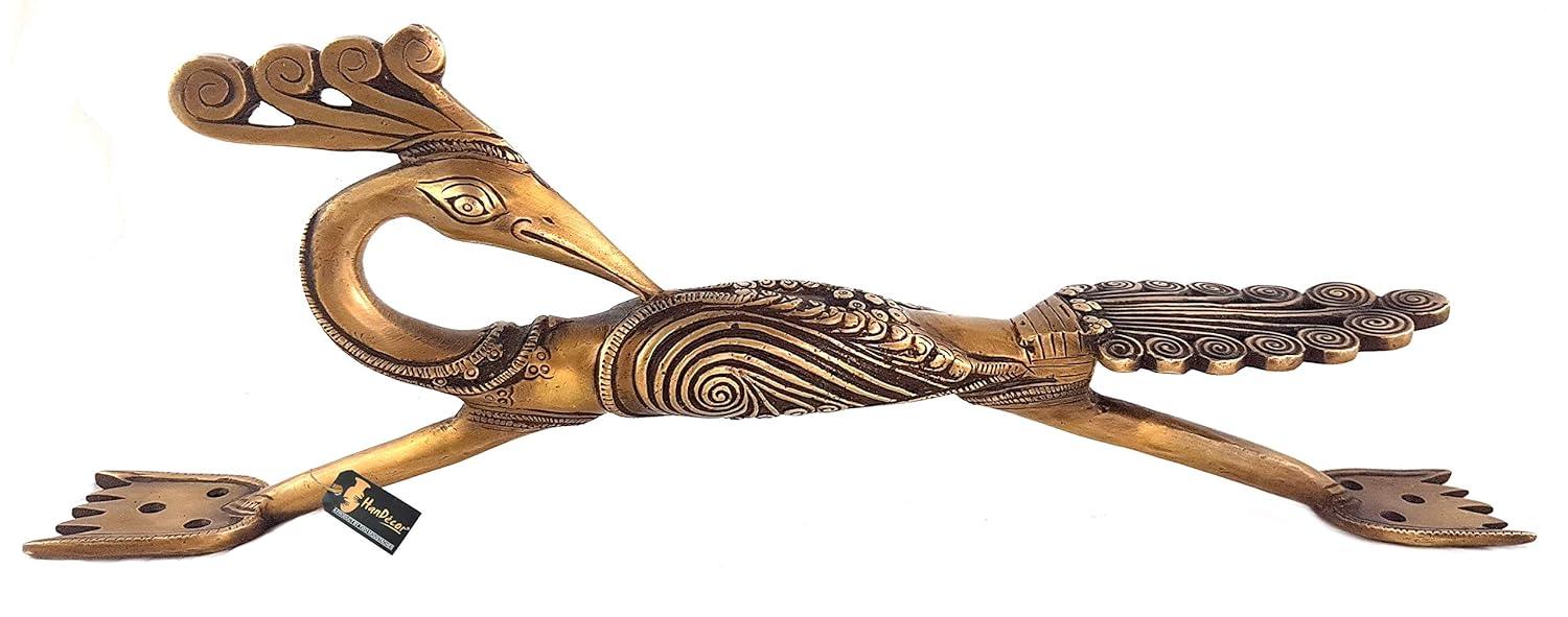 Brass Peacock Door Handle-ArtyCraftz.com