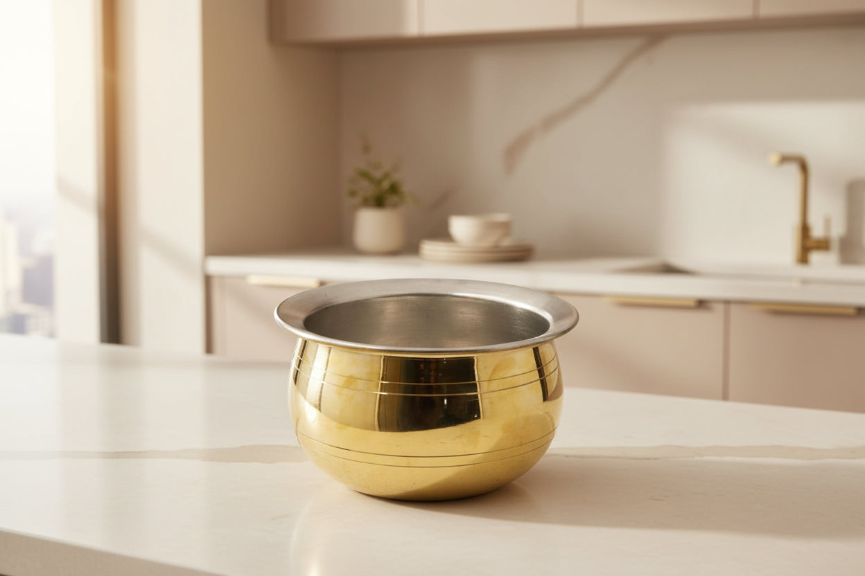 Traditional Brass Cooking Pot-ArtyCraftz.com