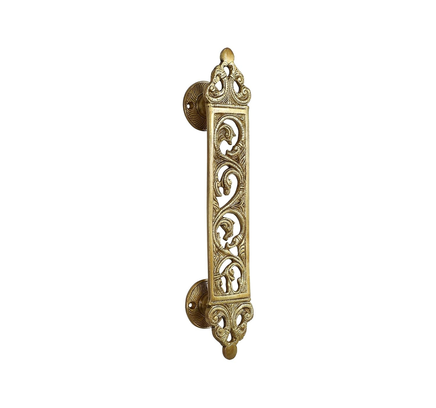 Antique Brass Decorative Door Pull Handle-ArtyCraftz.com