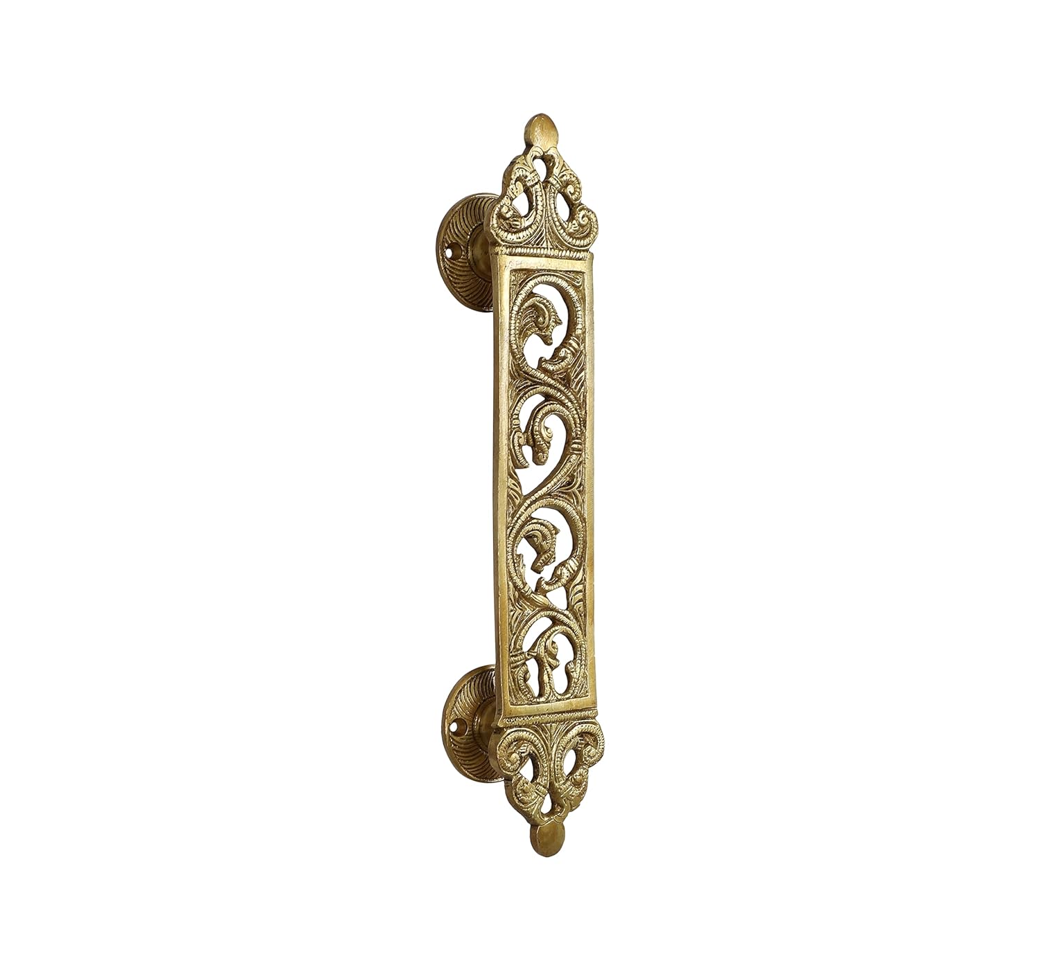 Antique Brass Decorative Door Pull Handle-ArtyCraftz.com