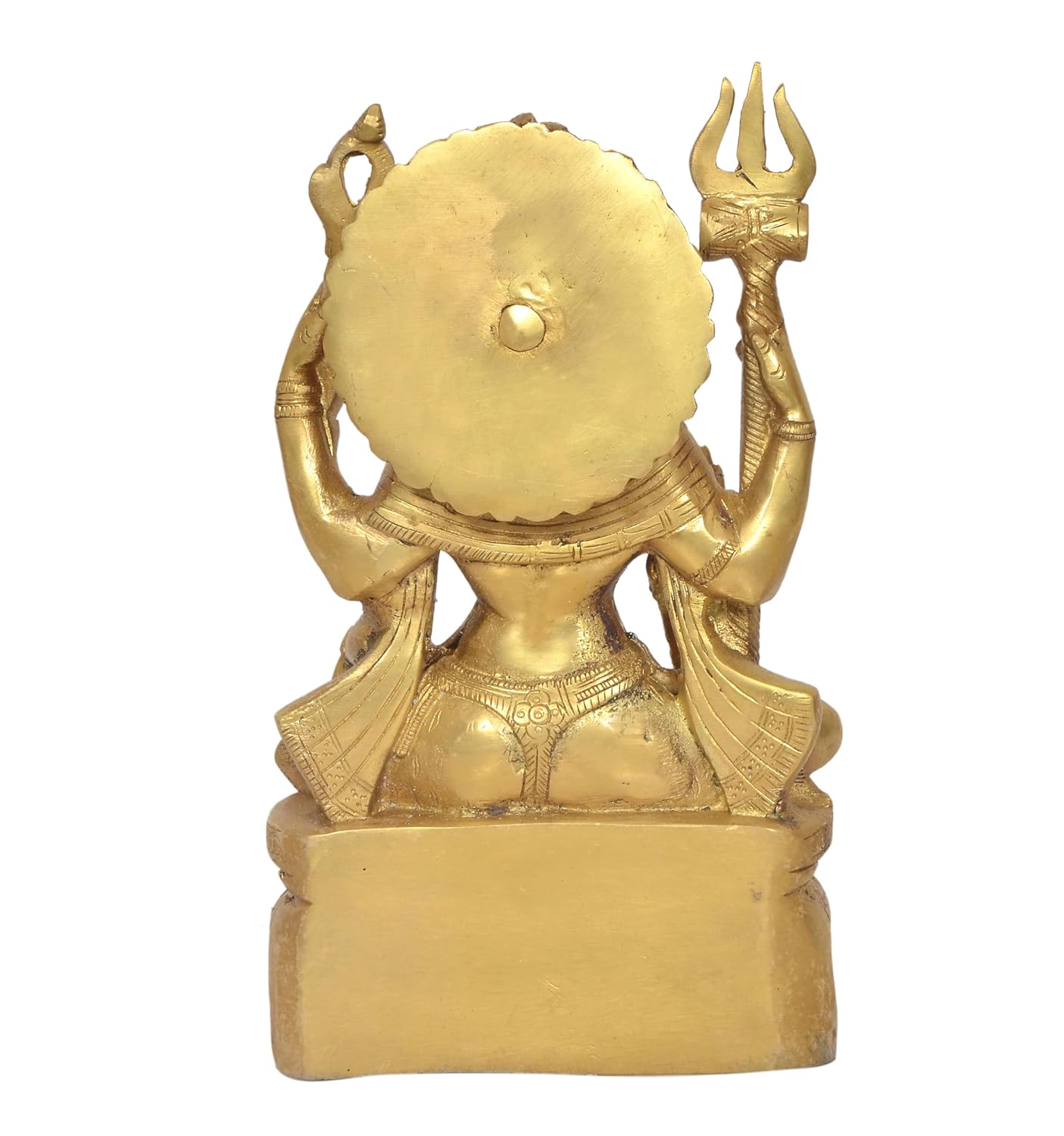 Brass Shiva and Parvati Ardhanrishvara Murti Religious Statue